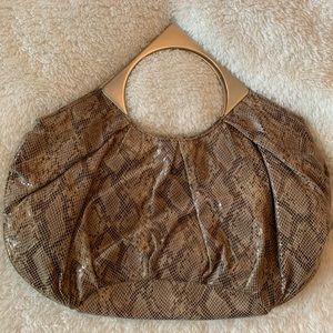 Liz Claiborne snakeskin  handbag